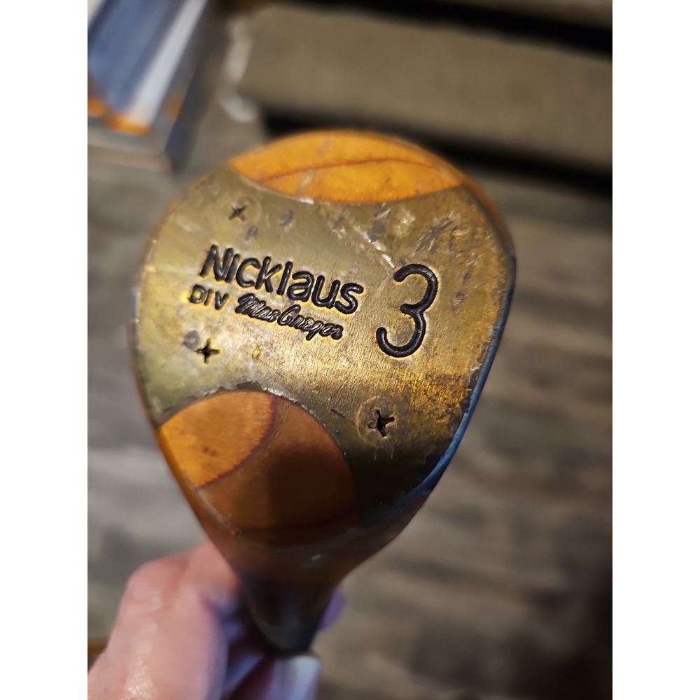 Vintage MacGregor Jack Nicklaus Golden Bear #3 Fairway Wood Tour Flight Stiff
